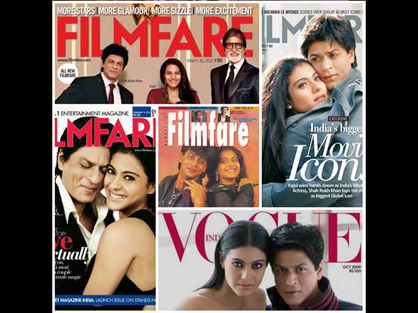 Shahrukh And Kajol On Magazine Covers