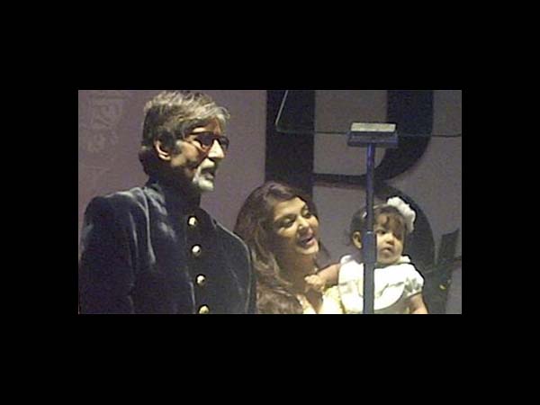 Aaradhya At Big B's Birthday