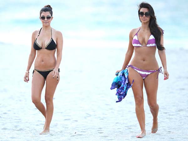 Kim Kardashian And Kourtney