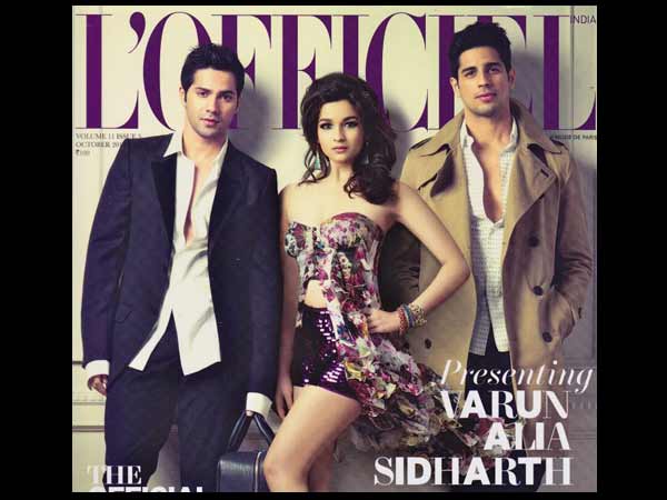 Alia, Varun, Siddharth's Pics