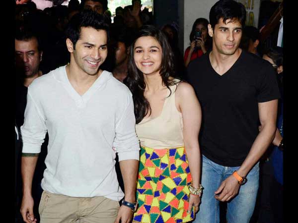 Alia, Varun, Siddharth's Pics