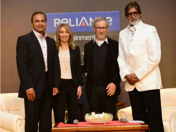 Amitabh Bachchan meets Steven Spielberg