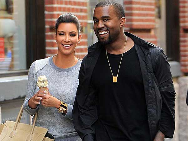 Kanye West And Kim Kardashian