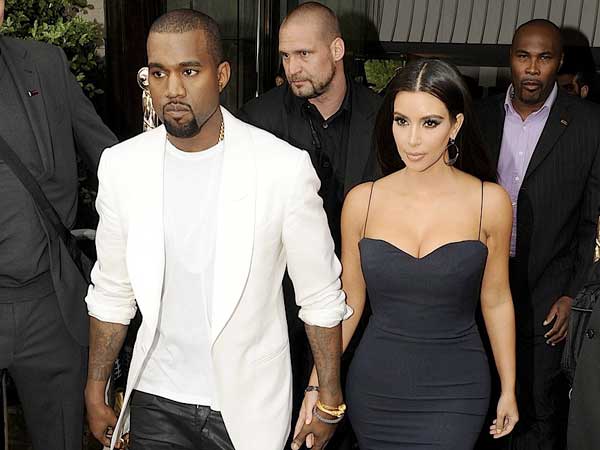 Kanye West And Kim Kardashian