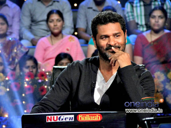 Prabhu Deva On Kannada Crorepathi Hotseat
