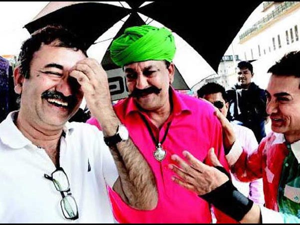 Sanjay With Aamir, Hirani