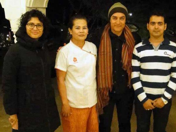 Aamir With Peekay Crew