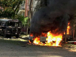 Telugu film stars pray for Bangalore blast victims Telugu film stars pray for Bangalore blast victims