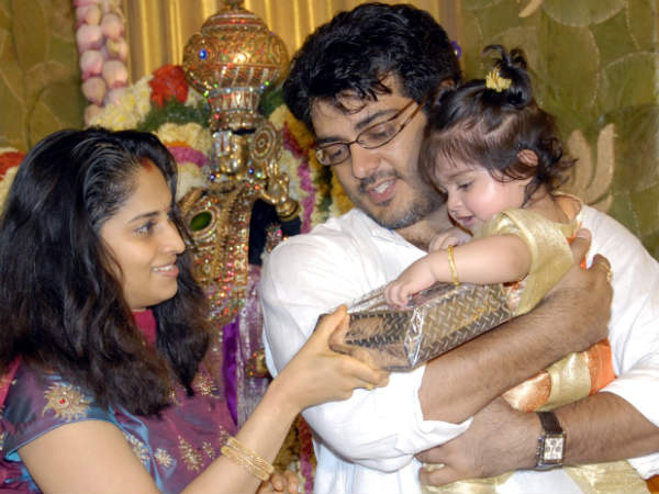 Ajith With His Family