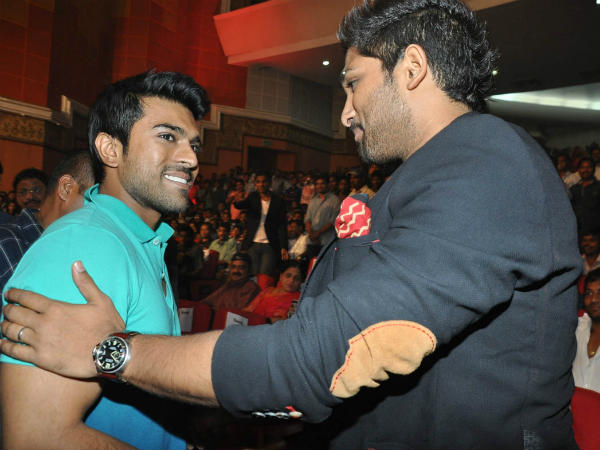 Cousins Ram Charan And Allu Arjun