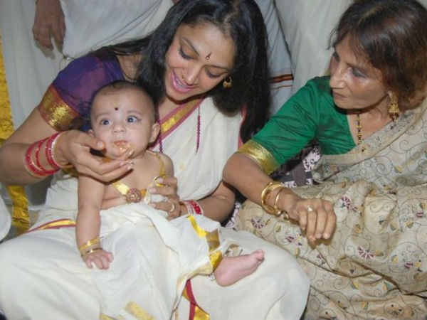 Shobhana With Her Baby Shobhana With Her Baby