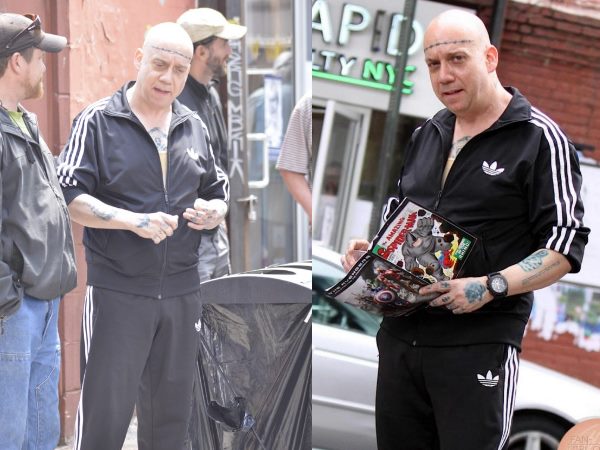 Paul Giamatti On Set