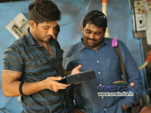 Allu Arjun On Tab