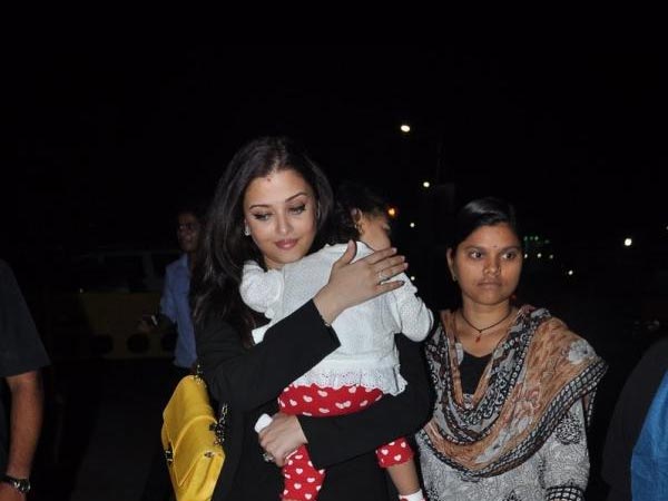 Aishwarya Leaves For Cannes