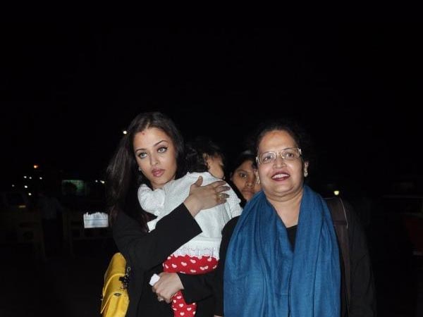 Aishwarya Leaves For Cannes