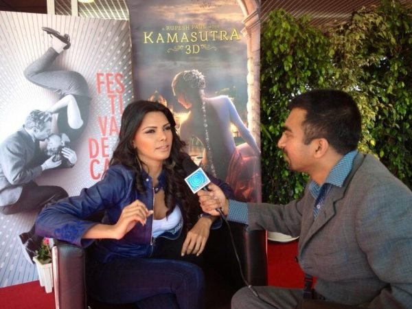 Sherlyn While Interacting With Media