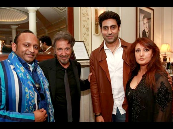 Abhishek In London With Al Pacino Abhishek In London With Al Pacino