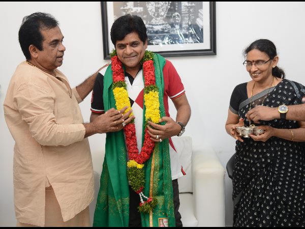 Brahmanandam And His Wife