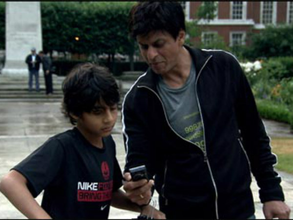 Shahrukh With Son Aryan