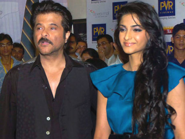 Anil And Sonam Kapoor