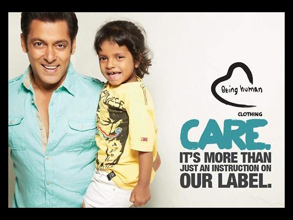 Salman With A Child