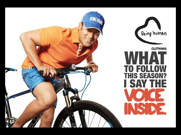 Salman On Cycle
