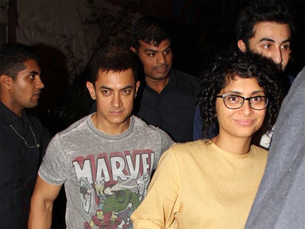 Aamir With His Wife