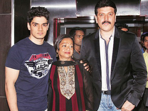 Suraj With Parents - Aditya and Zarina