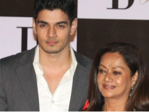 Suraj With Mom Zarina Wahab