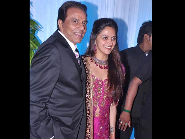 Ahana With Dharmendra