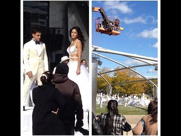 Aamir-Katrina on Dhoom 3 sets