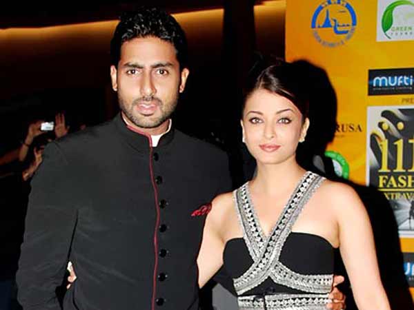 Abhishek With Wife