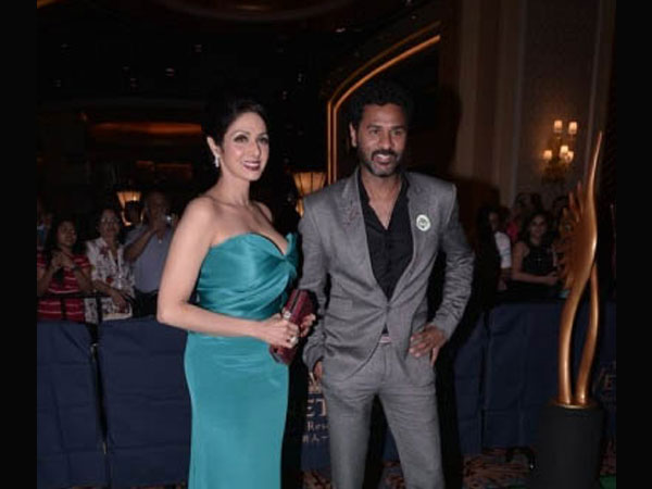 Sridevi And Prabhu Deva