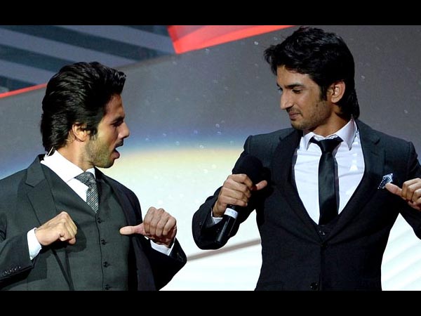 Sushant With Shahid