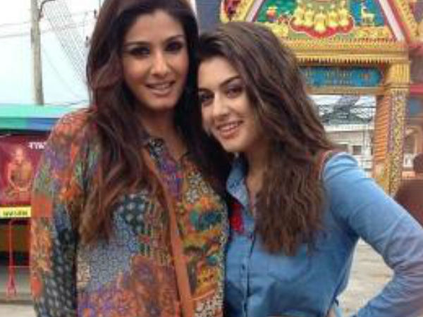 Hansika and Raveena Tandon 