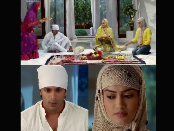 The Family Sit To Break Fast