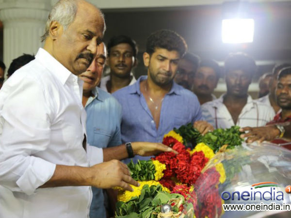 Rajinikanth In The Funeral 