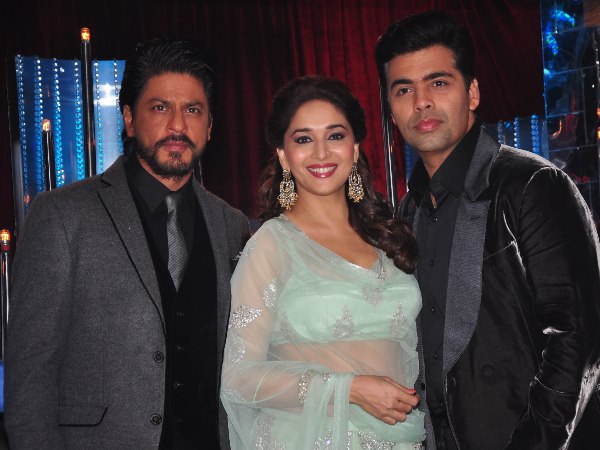  SRK, Karan Johar And Madhuri