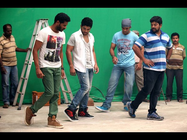 Allu Arjun With Prabhu Deva