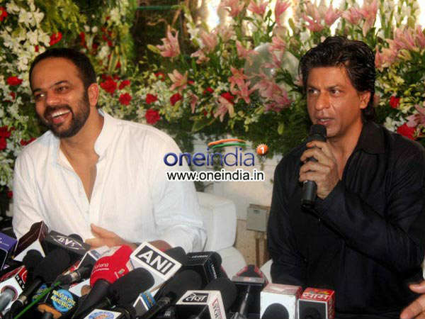 Shahrukh With Rohit Shetty