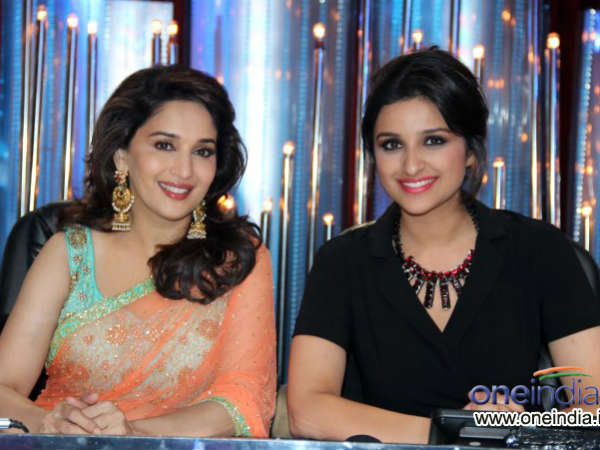Parineeti Chopra With Madhuri Dixit Parineeti Chopra With Madhuri Dixit