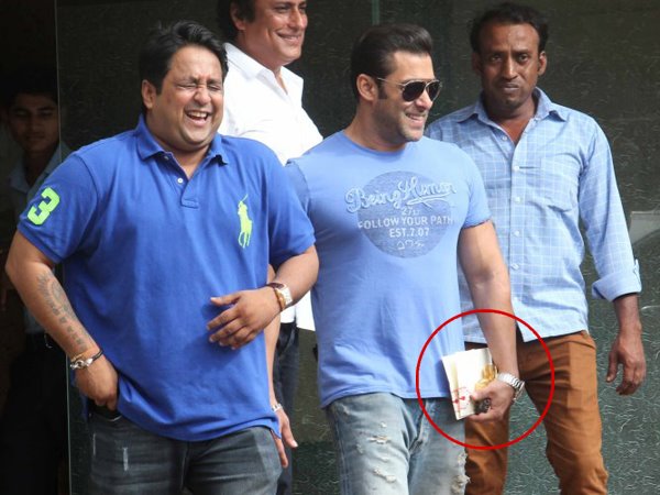 Angry Man Sallu Looks In Merry Mood