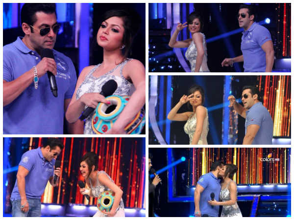 Drasthi With Salman Khan