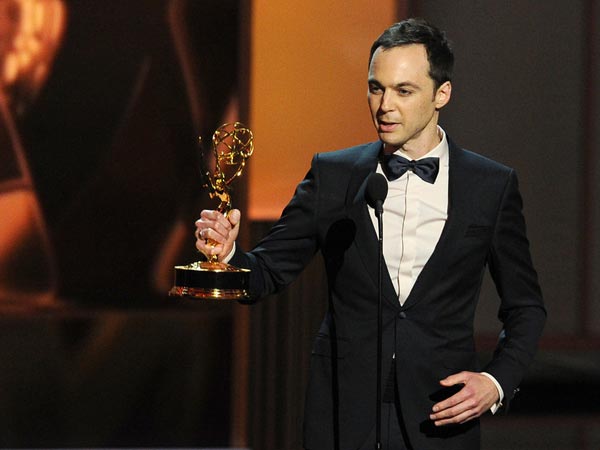 Jim Parsons Speaks At The Emmy Awards 2013