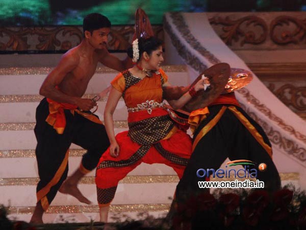 Akhila With Kalaripayatu