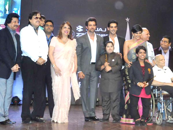 Hrithik With Suzanne's Family