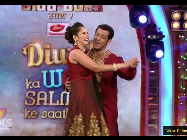 Salman Khan And Sania Mirza