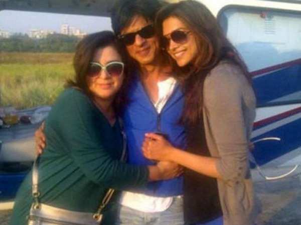 Deepika Padukone along with Shahrukh Khan and Farah Khan-Happy New Year Deepika Padukone along with Shahrukh Khan and Farah Khan-Happy New Year