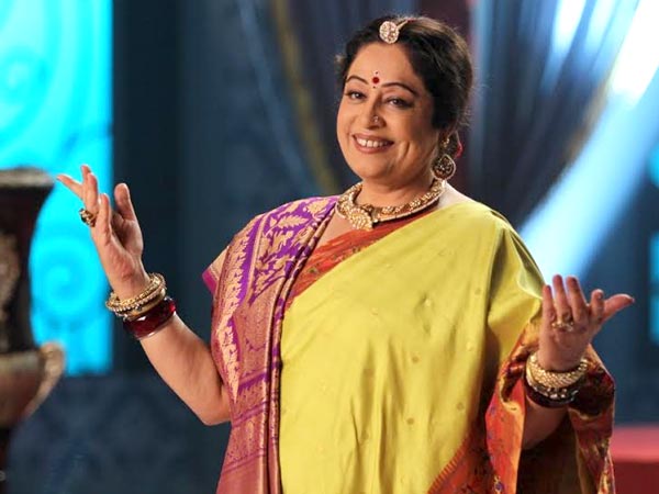 Kiron Kher At The Promo Shoot