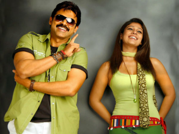 Nayantara and Venkatesh Nayantara and Venkatesh